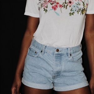Denim Boyfriend Shorts